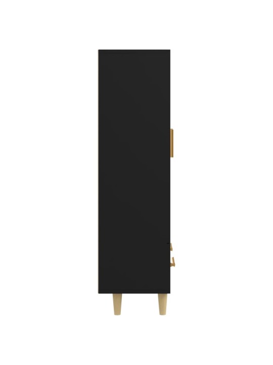Highboard černý 70 x 31 x 115 cm kompozitní dřevo