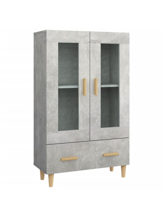 Komoda betonově šedá 70 x 31 x 115 cm kompozitní dřevo
