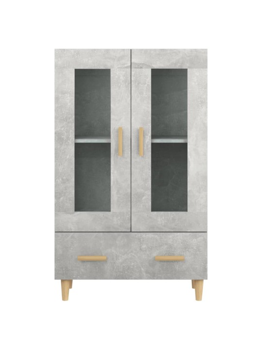Komoda betonově šedá 70 x 31 x 115 cm kompozitní dřevo