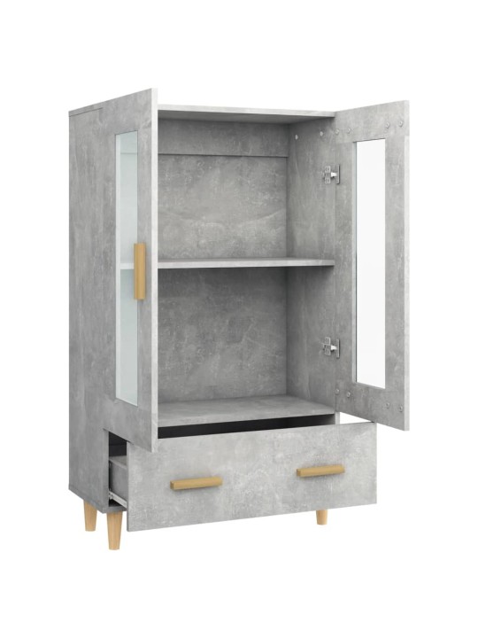 Komoda betonově šedá 70 x 31 x 115 cm kompozitní dřevo
