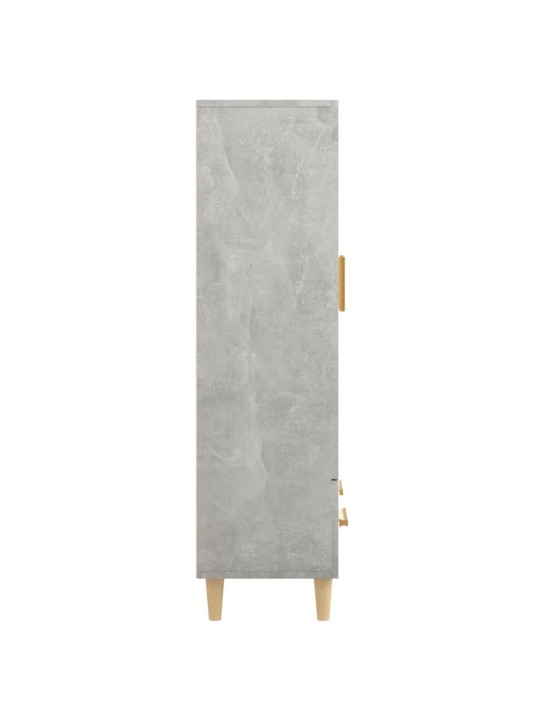 Komoda betonově šedá 70 x 31 x 115 cm kompozitní dřevo