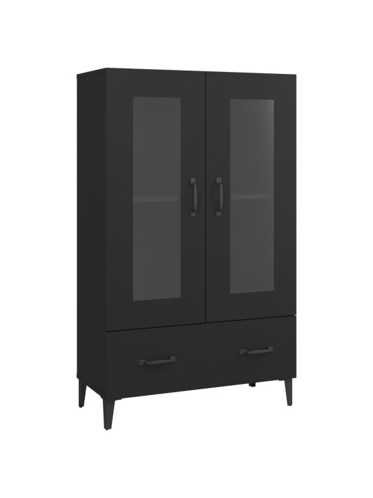 Highboard černý 70 x 31 x 115 cm kompozitní dřevo