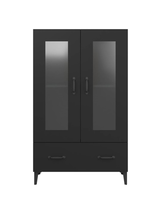 Highboard černý 70 x 31 x 115 cm kompozitní dřevo
