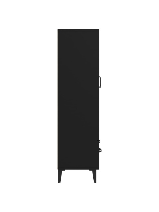 Highboard černý 70 x 31 x 115 cm kompozitní dřevo