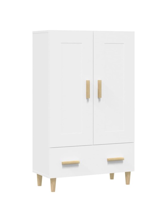 Komoda bílá 70 x 31 x 115 cm kompozitní dřevo