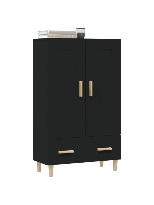Highboard černý 70 x 31 x 115 cm kompozitní dřevo