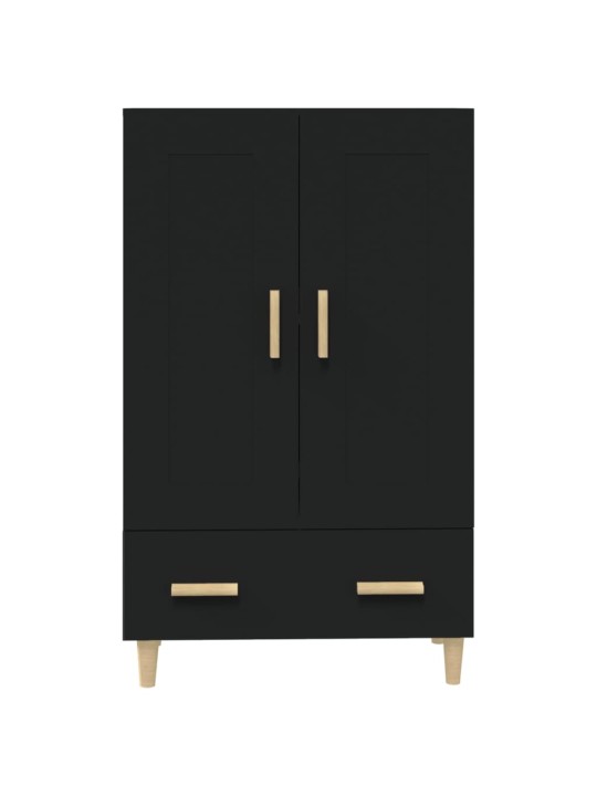 Highboard černý 70 x 31 x 115 cm kompozitní dřevo