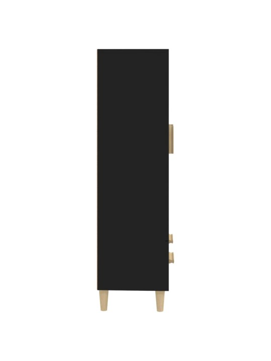 Highboard černý 70 x 31 x 115 cm kompozitní dřevo