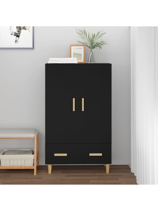 Highboard černý 70 x 31 x 115 cm kompozitní dřevo