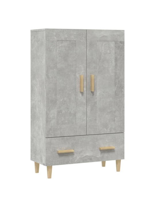Komoda betonově šedá 70 x 31 x 115 cm kompozitní dřevo