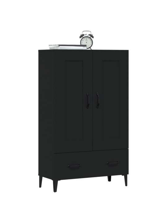 Highboard černý 70 x 31 x 115 cm kompozitní dřevo
