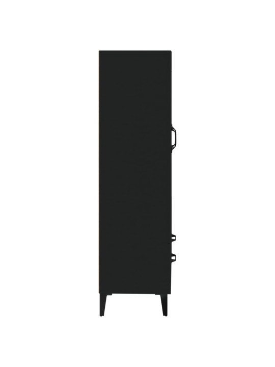 Highboard černý 70 x 31 x 115 cm kompozitní dřevo