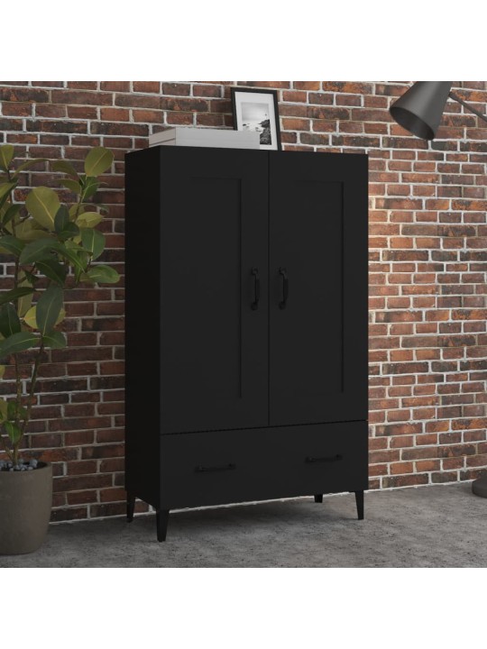 Highboard černý 70 x 31 x 115 cm kompozitní dřevo