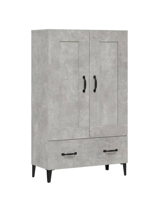 Komoda betonově šedá 70 x 31 x 115 cm kompozitní dřevo