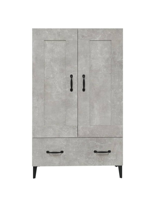 Komoda betonově šedá 70 x 31 x 115 cm kompozitní dřevo