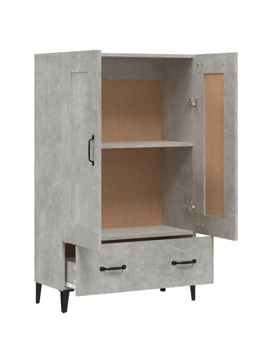Komoda betonově šedá 70 x 31 x 115 cm kompozitní dřevo