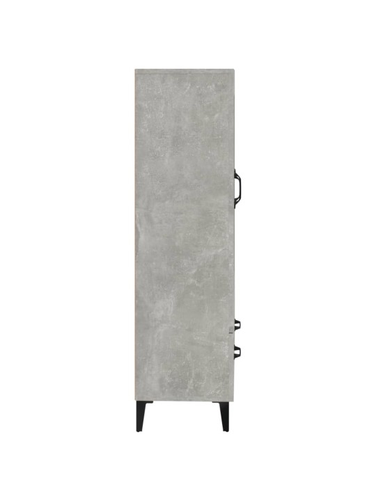 Komoda betonově šedá 70 x 31 x 115 cm kompozitní dřevo