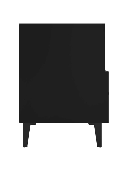 TV skříňka černá 80 x 36 x 50 cm kompozitní dřevo