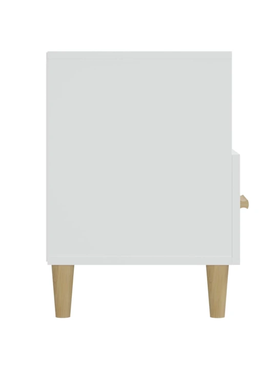 TV skříňka bílá 102 x 36 x 50 cm kompozitní dřevo