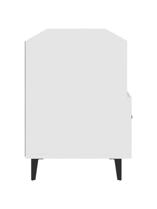 TV skříňka bílá 102 x 35 x 50 cm kompozitní dřevo