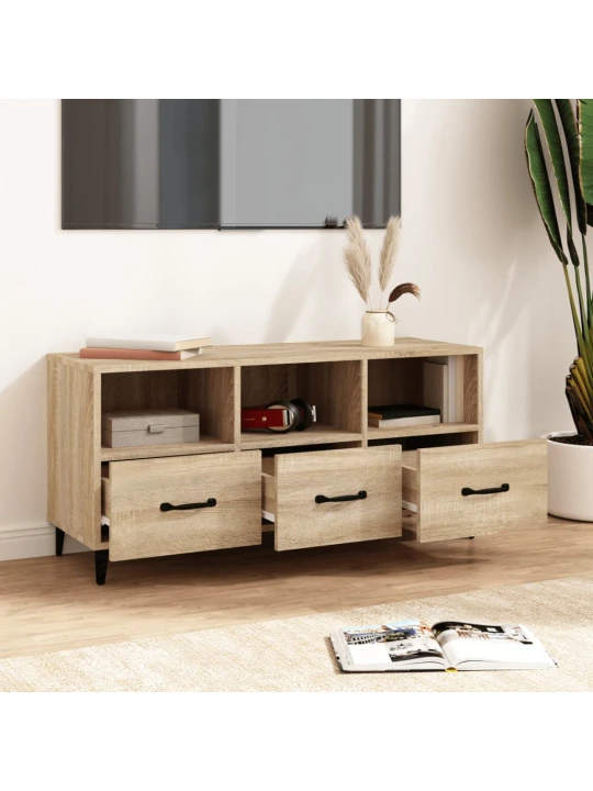 TV skříňka dub sonoma 102 x 35 x 50 cm kompozitní dřevo