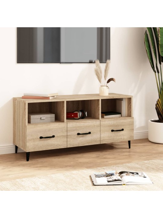 TV skříňka dub sonoma 102 x 35 x 50 cm kompozitní dřevo