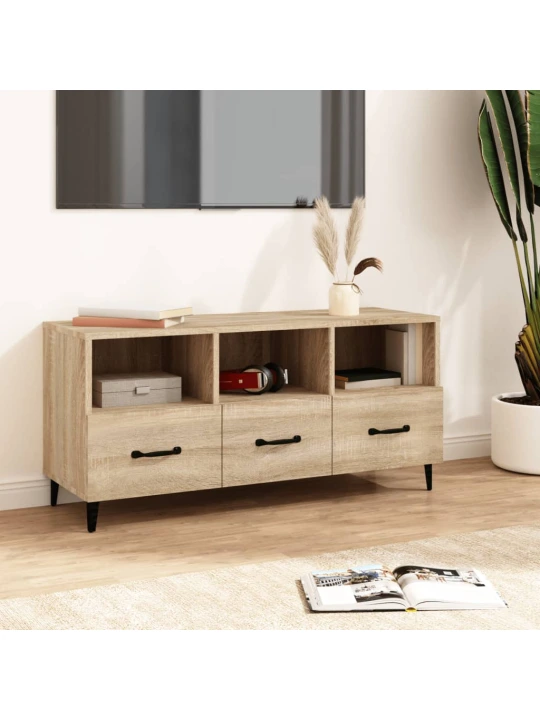 TV skříňka dub sonoma 102 x 35 x 50 cm kompozitní dřevo
