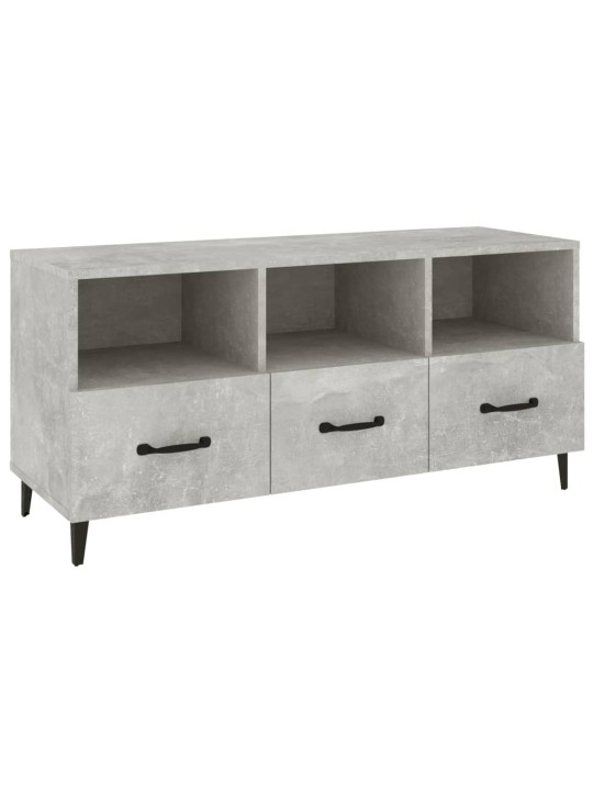 TV skříňka betonově šedá 102 x 35 x 50 cm kompozitní dřevo