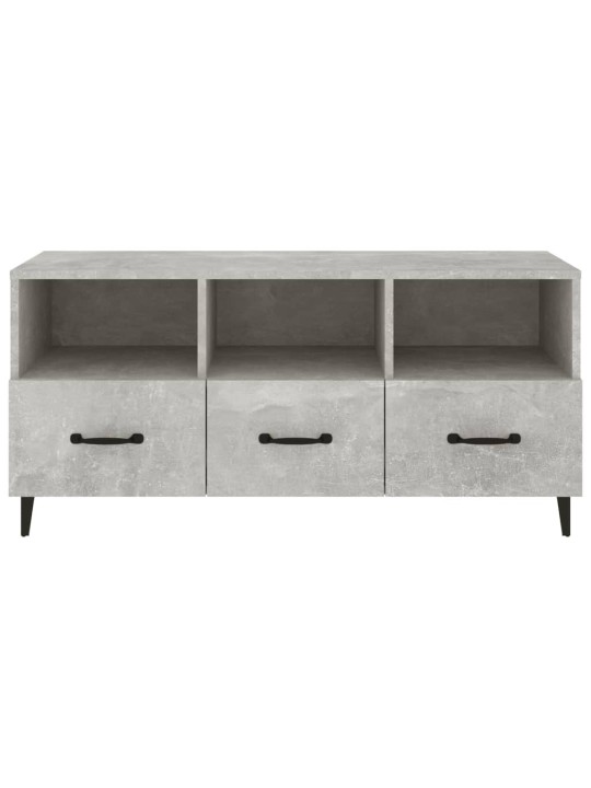 TV skříňka betonově šedá 102 x 35 x 50 cm kompozitní dřevo