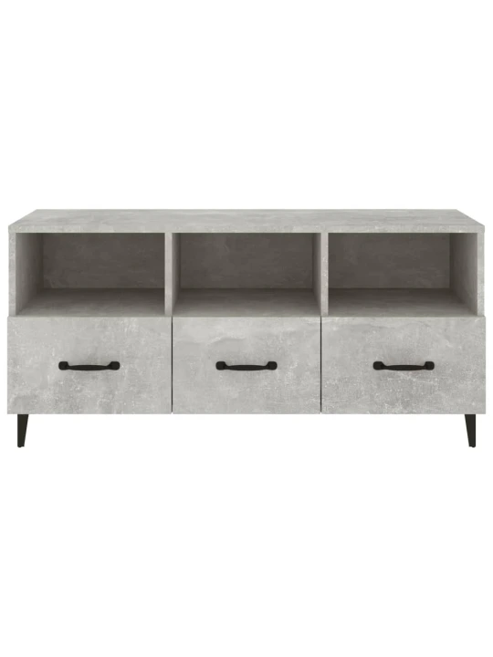 TV skříňka betonově šedá 102 x 35 x 50 cm kompozitní dřevo