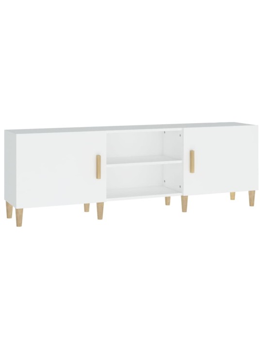 TV skříňka bílá 150 x 30 x 50 cm kompozitní dřevo