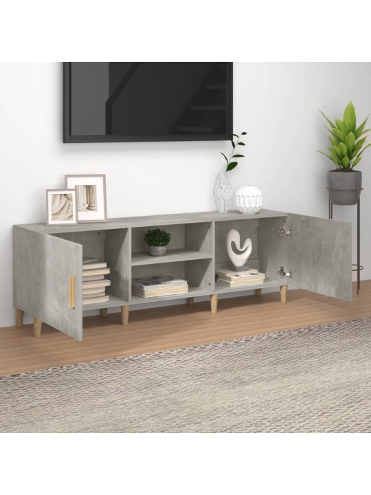 TV skříňka betonově šedá 150 x 30 x 50 cm kompozitní dřevo