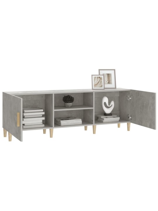 TV skříňka betonově šedá 150 x 30 x 50 cm kompozitní dřevo