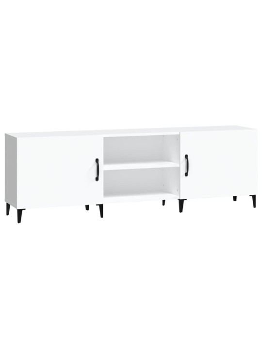 TV skříňka bílá 150 x 30 x 50 cm kompozitní dřevo
