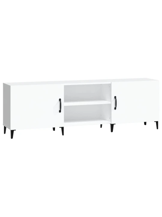 TV skříňka bílá 150 x 30 x 50 cm kompozitní dřevo