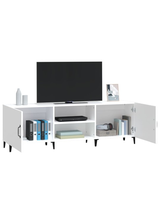 TV skříňka bílá 150 x 30 x 50 cm kompozitní dřevo