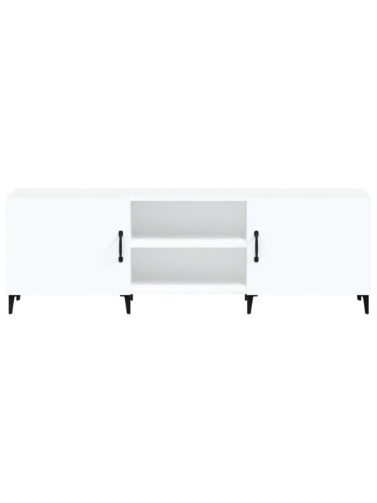 TV skříňka bílá 150 x 30 x 50 cm kompozitní dřevo