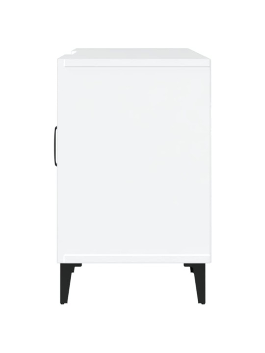 TV skříňka bílá 150 x 30 x 50 cm kompozitní dřevo