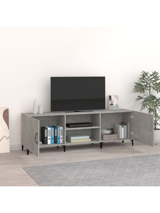 TV skříňka betonově šedá 150 x 30 x 50 cm kompozitní dřevo