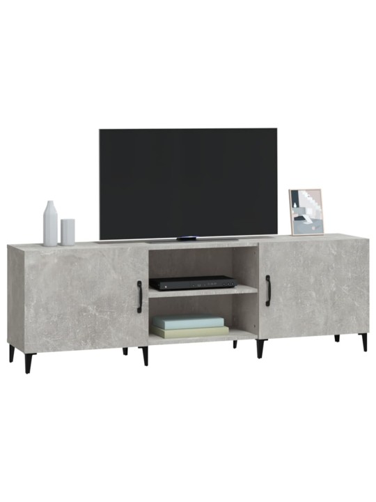 TV skříňka betonově šedá 150 x 30 x 50 cm kompozitní dřevo