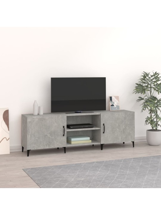 TV skříňka betonově šedá 150 x 30 x 50 cm kompozitní dřevo