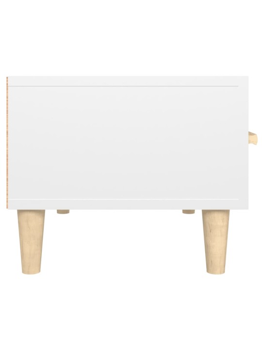 TV skříňka bílá vysoký lesk 150 x 34,5 x 30 cm kompozitní dřevo