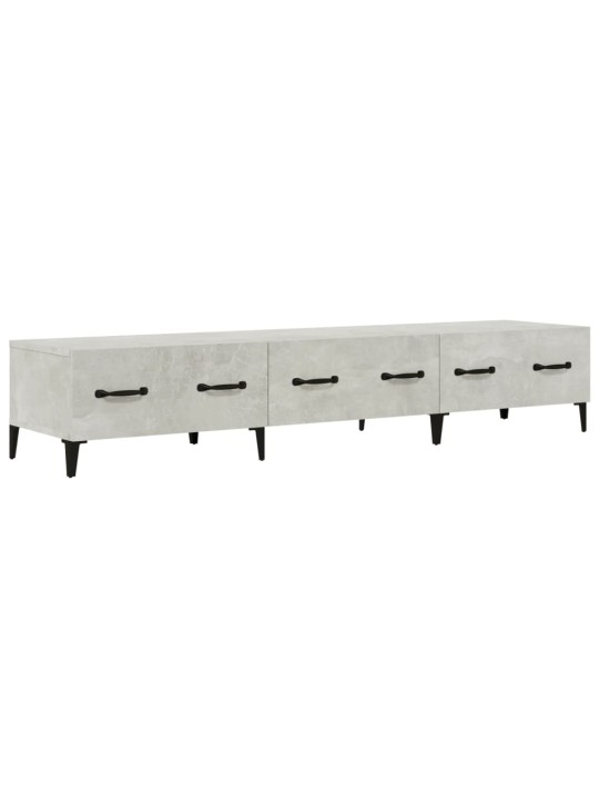 TV skříňka betonově šedá 150 x 34,5 x 30 cm kompozitní dřevo