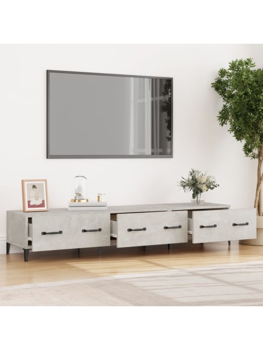 TV skříňka betonově šedá 150 x 34,5 x 30 cm kompozitní dřevo