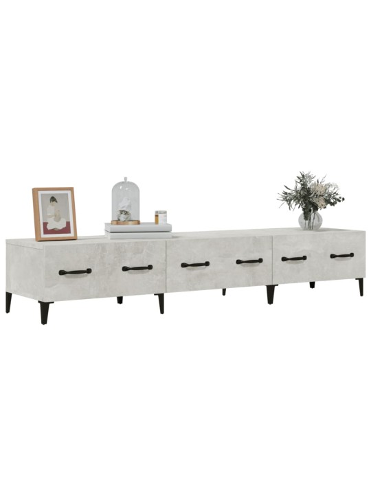 TV skříňka betonově šedá 150 x 34,5 x 30 cm kompozitní dřevo