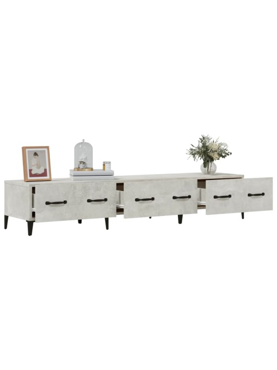 TV skříňka betonově šedá 150 x 34,5 x 30 cm kompozitní dřevo