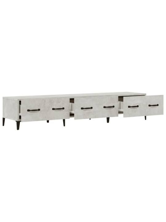 TV skříňka betonově šedá 150 x 34,5 x 30 cm kompozitní dřevo
