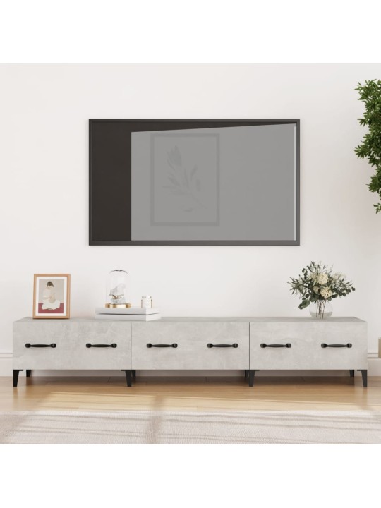TV skříňka betonově šedá 150 x 34,5 x 30 cm kompozitní dřevo