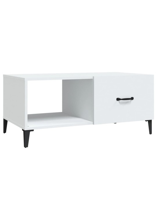 Konferenční stolek bílý 90 x 50 x 40 cm kompozitní dřevo