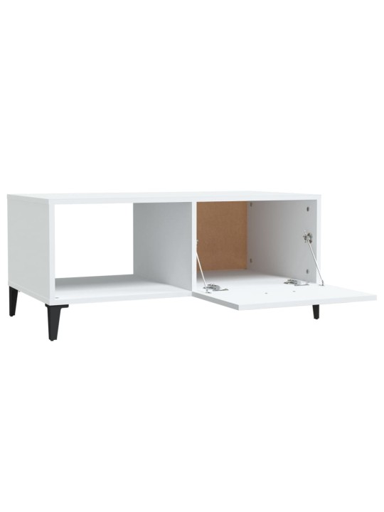 Konferenční stolek bílý 90 x 50 x 40 cm kompozitní dřevo